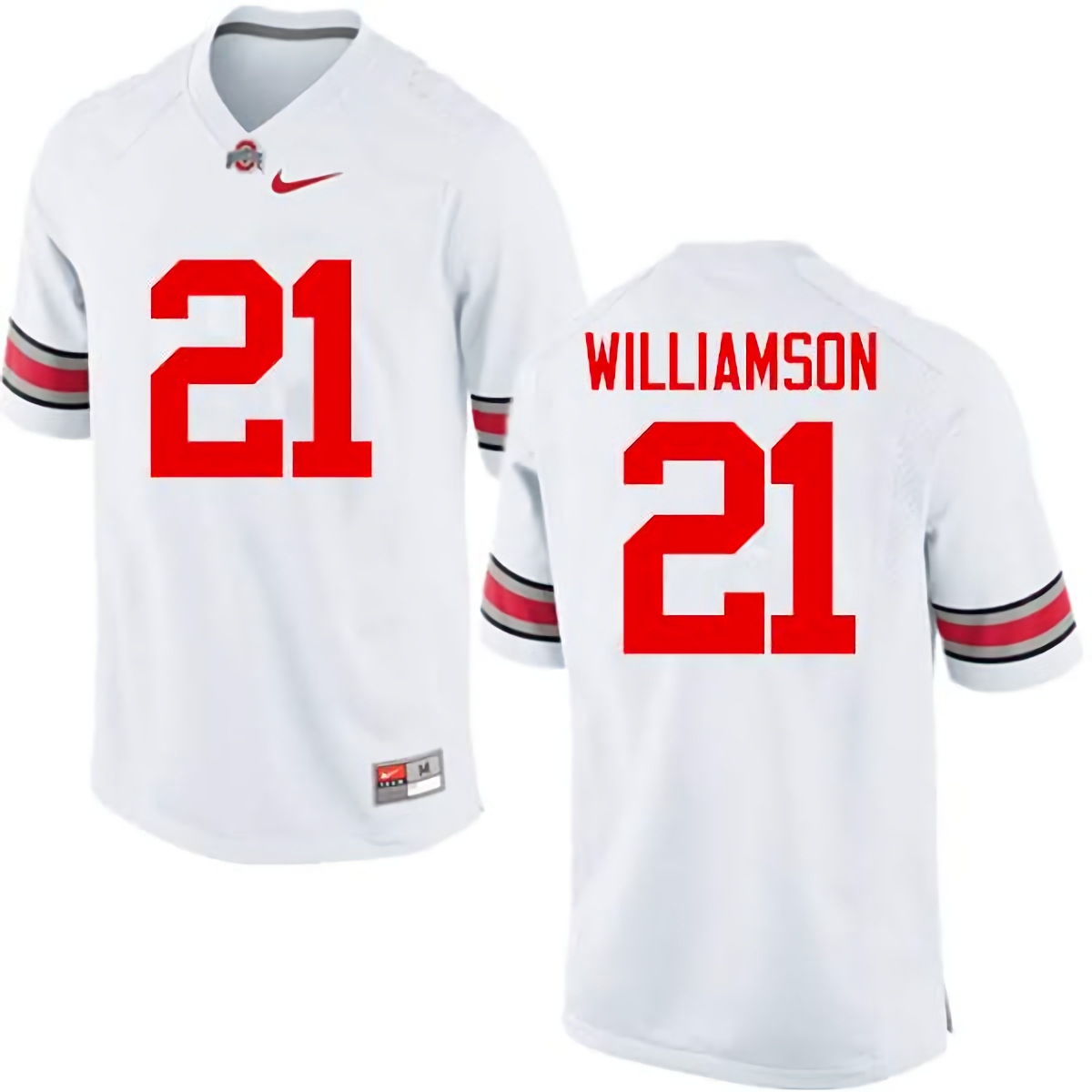 Marcus Williamson Ohio State Buckeyes Men's NCAA #21 Nike White College Stitched Football Jersey VIK1356EC